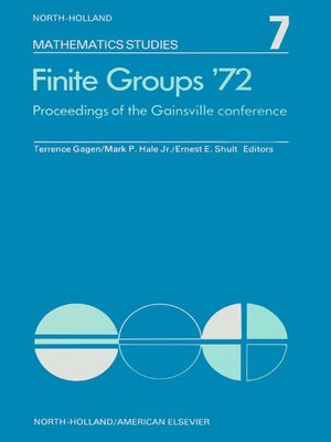 cover image of Finite groups ?72